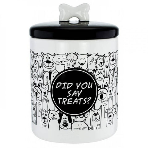 Did You Say Treats? Ceramic Canister