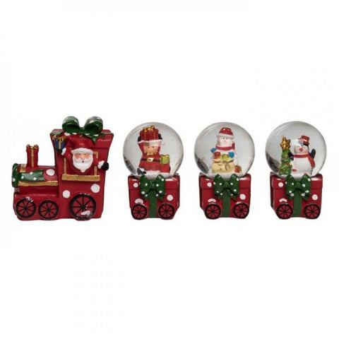 Christmas Snow Globe Train Set