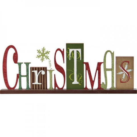 Retro Wooden Christmas Sign