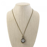 Bronze Cross Mini Necklace Watch