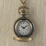 Bronze Cross Mini Necklace Watch