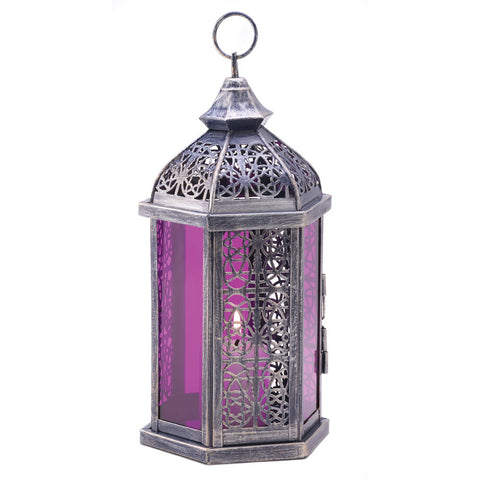 Enchanted Fuschia Candle Lantern