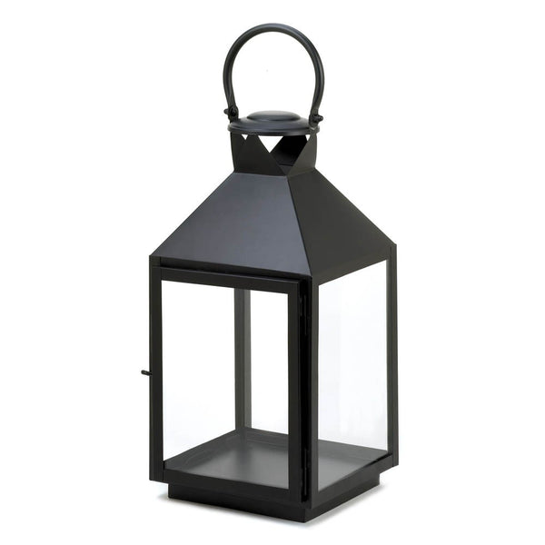 Large Classic Black Candle Lantern