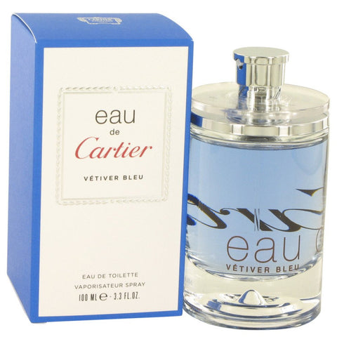 Eau De Cartier Vetiver Bleu By Cartier Eau De Toilette Spray (unisex) 3.3 Oz