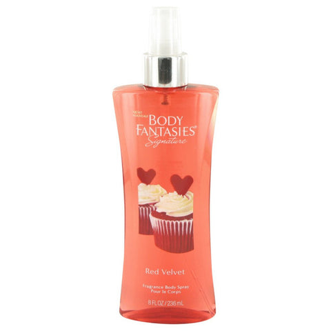 Body Fantasies Signature Red Velvet By Parfums De Coeur Body Spray 8 Oz