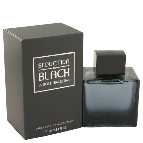 Seduction In Black By Antonio Banderas Eau De Toilette Spray 3.4 Oz