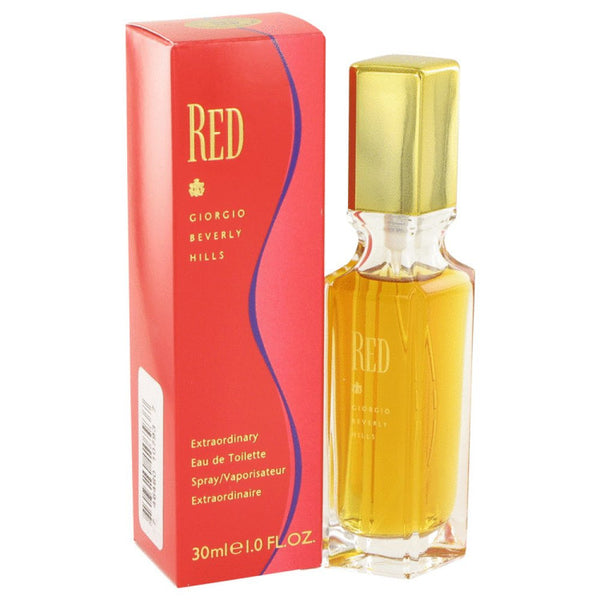 Red By Giorgio Beverly Hills Eau De Toilette Spray 1 Oz