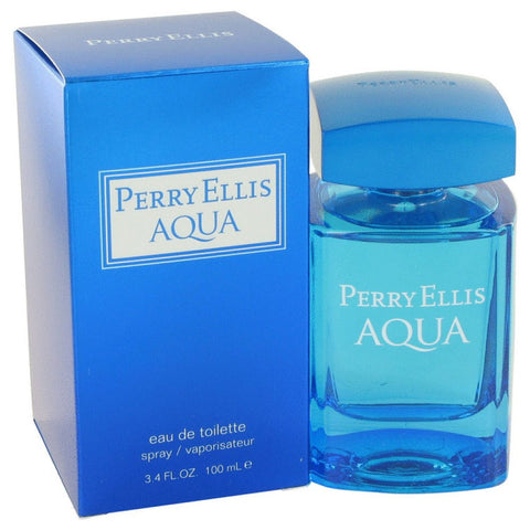 Perry Ellis Aqua By Perry Ellis Eau De Toilette Spray 3.4 Oz