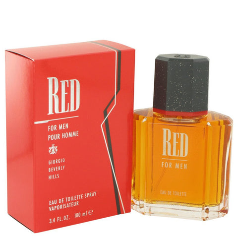 Red By Giorgio Beverly Hills Eau De Toilette Spray 3.4 Oz