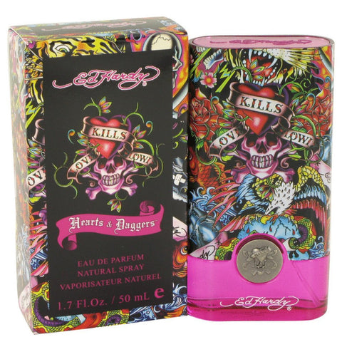 Ed Hardy Hearts & Daggers By Christian Audigier Eau De Parfum Spray 1.7 Oz