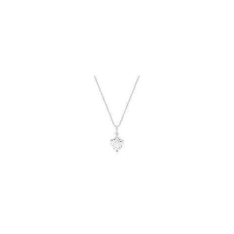 Silvertone Big Heart Pendant