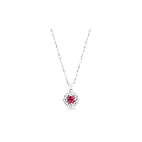 Bella Bridal Pendant In Pink