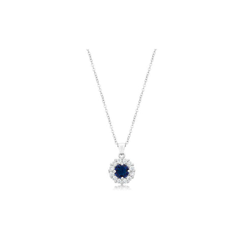 Bella Bridal Pendant In Blue