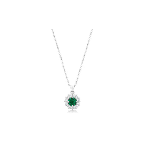 Bella Bridal Pendant In Green