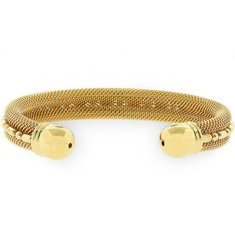 Modern Mesh Cuff Bracelet