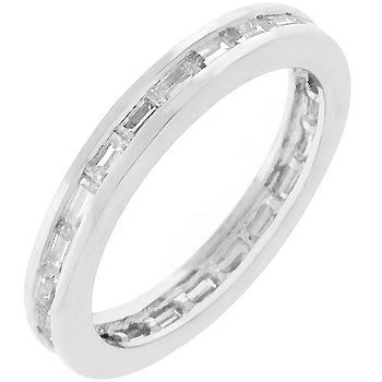 Bright White Stacker Ring