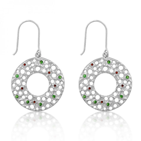 Red And Green Earrings