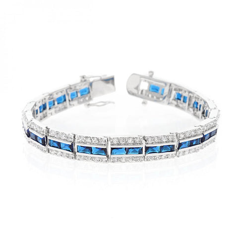 Balboa Blue Cz Bracelet