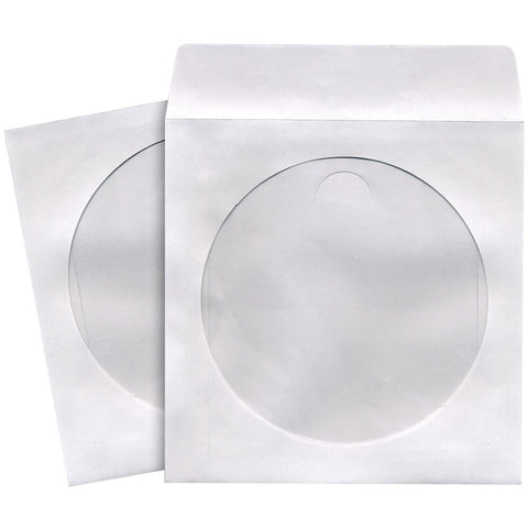 Maxell Cd And Dvd Storage Sleeves (100 Pk; White)