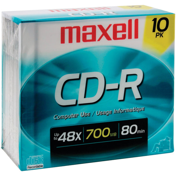 Maxell 700mb 80-minute Cd-rs (10 Pk)