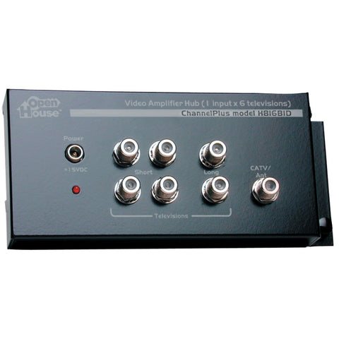 Open House 1 X 6 Amplified Tv Splitter