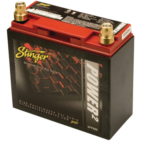 Stinger Spp Series 680-amp Lead-acid Battery With Metal Case