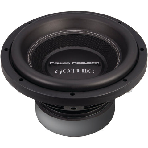 Power Acoustik Gothic Series 2Ohm Dual Voice-Coil Subwoofer (10", 2,200 Watts)