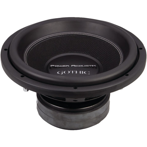 Power Acoustik Gothic Series 2Ohm Dual Voice-Coil Subwoofer (12", 2,500 Watts)