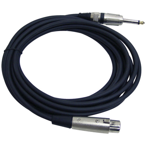 Pyle Pro Xlr Microphone Cable, 15Ft (1 And 4'' Male To Xlr Female)