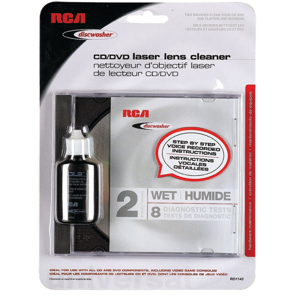 Discwasher Cd And Dvd Laser Lens Cleaners (2-brush; Wet)