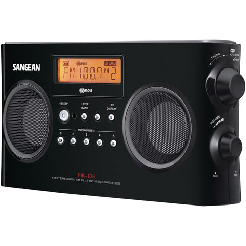 Sangean Digital Portable Stereo Receivers With Am And Fm Radio (black)