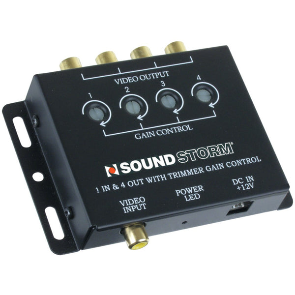 Soundstorm Video Signal Amp With 1 Input & 4 Outputs