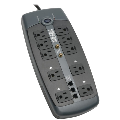 Tripp Lite 10-outlet Surge Protector With Telephone Protection (with Coaxial And Modem Protection 3345 Joules)