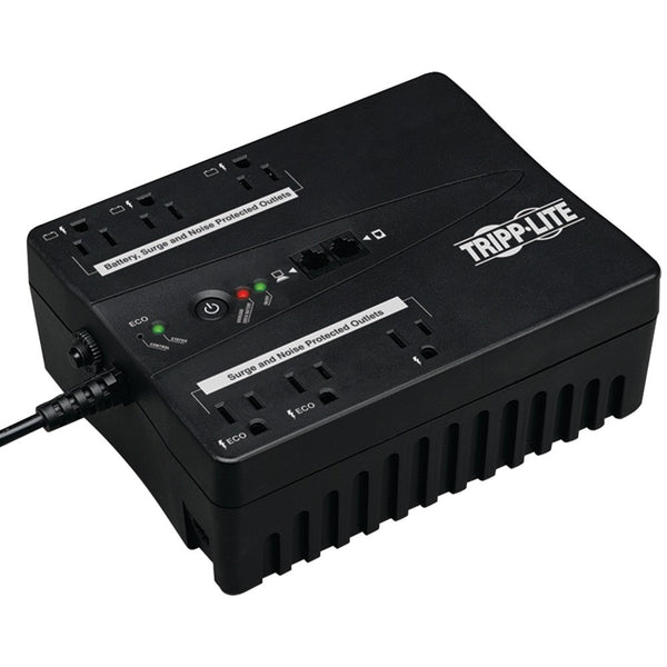 Tripp Lite Eco Series Energy-saving Standby Ups System With Usb Port & Outlets (output Power Capacity: 350va And 180w; 6 Outlets--3 Ups And Surge 1 Surge Only 2 Eco And Surge Outlets)
