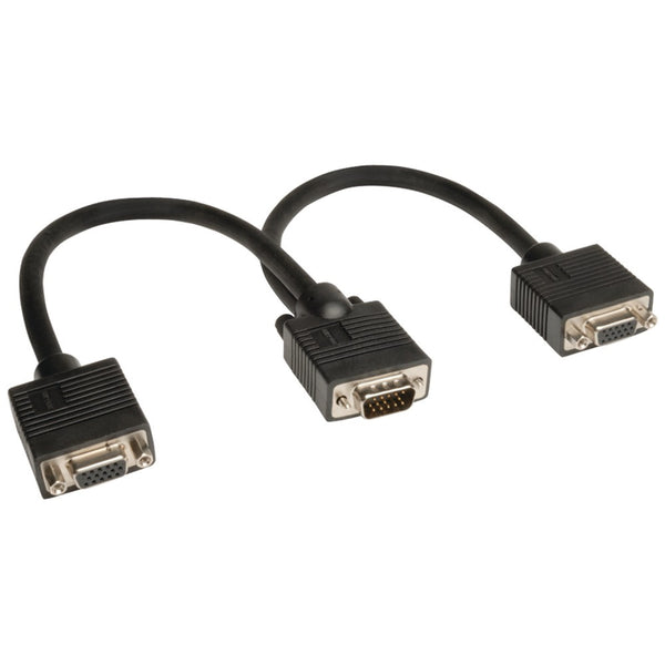 Tripp Lite Vga Monitor Y-splitter Cable 1ft (for Standard-resolution Monitors)