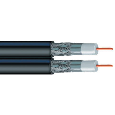 Vextra Dual Rg6 Solid Copper Coaxial Cable 500ft
