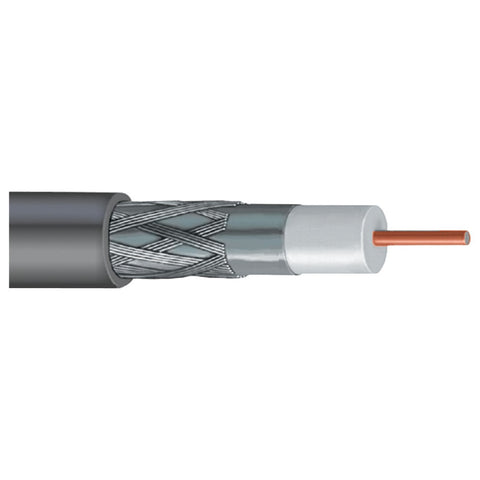 Vextra Dish-approved Single Rg6 Cable 1000ft (gray)