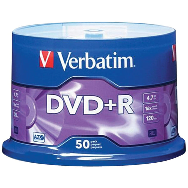 Verbatim 4.7gb Dvd+rs (50-ct Spindle)