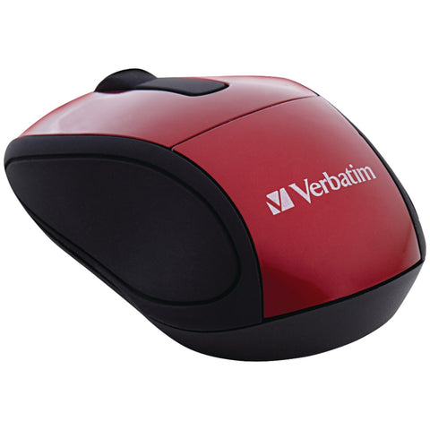 Verbatim Wireless Mini Travel Mouse (red)