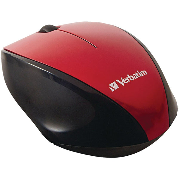 Verbatim Wireless Multi Trac Blue Led Optical Mouse (red)