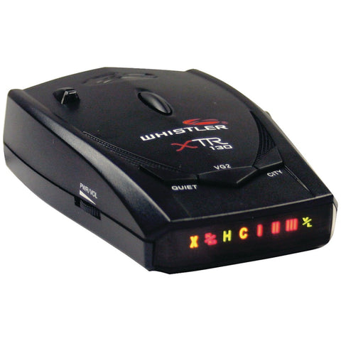 Whistler Xtr-130 Laser And Radar Detector With Bright Icon Display