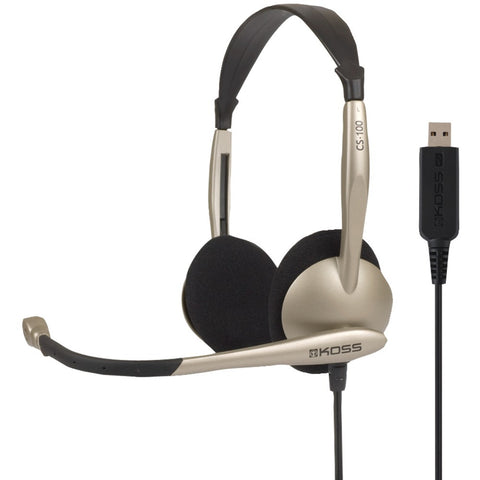Koss Cs100 Usb On-ear Over-the-head Stereophone Headset
