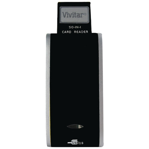 Vivitar 50-in-1 Card Reader (black)