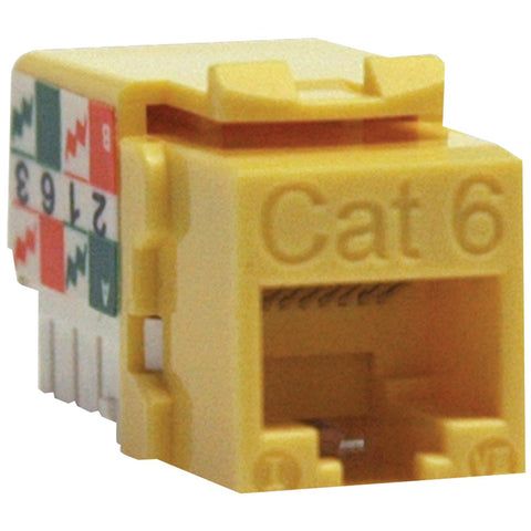 Tripp Lite Cat-6 And Cat-5e 110-style Punch-down Keystone Jack (yellow)