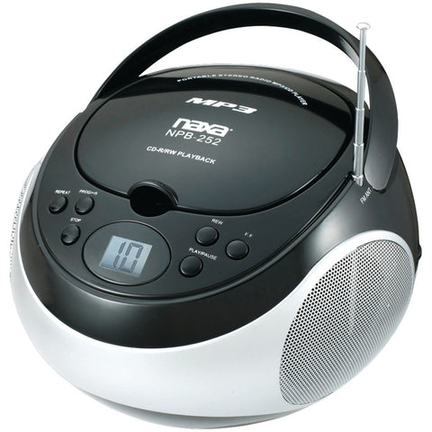 Naxa Portable Cd And Mp3 Players With Am And Fm Stereo (black)