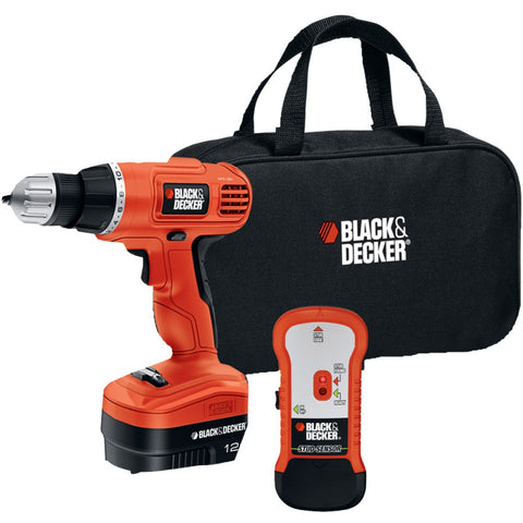 Black & Decker 12-volt Drill And Driver With Stud Sensor Kit