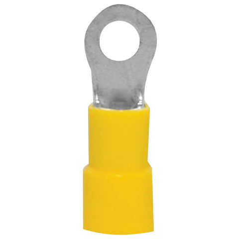 Install Bay Vinyl Ring Terminals (12-10 Gauge, 1 And 4", 100 Pk)