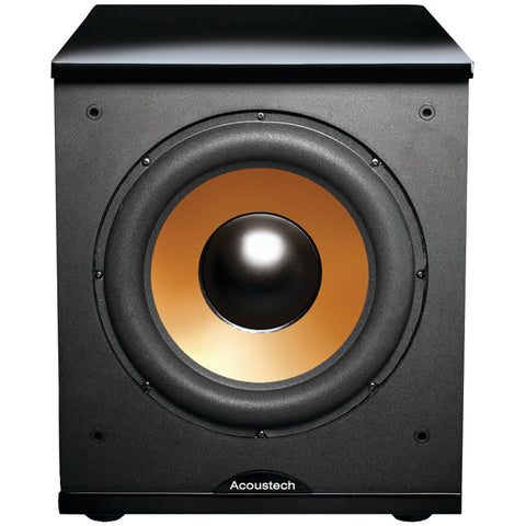 Bic America 12" Front-Firing Powered Subwoofer With Black Lacquer Top