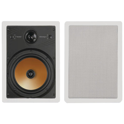 Bic America 8" 3-Way Acoustech Series In-Wall Speakers