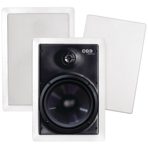 Bic America 6.5" Weather-Resistant In-Wall Speakers
